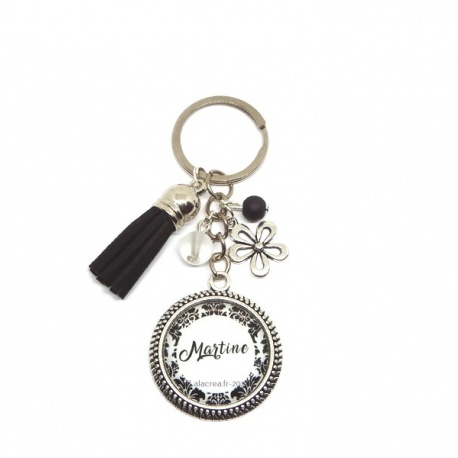 Votre prénom ou Votre Texte, Porte-clés personnalisable