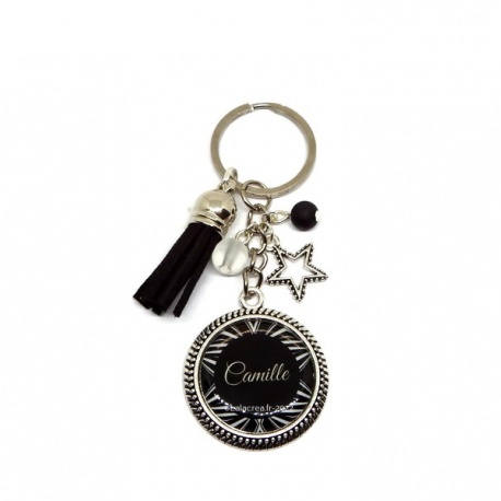 Votre prénom ou Votre Texte, Porte-clés personnalisable
