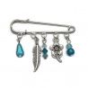 Broche épingle de 5 cm avec perle, broche pour châle, hijab