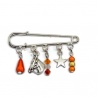 Broche épingle de 5 cm avec perle, broche pour châle, hijab