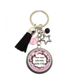Porte clés "Pour mon adorable belle-fille"