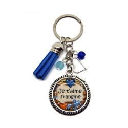 Porte clés "Je t'aime frangine"