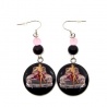 Boucles d'oreilles pin up, pin up vintage, rétro