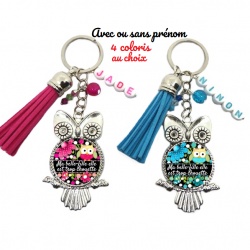 Porte clés "Ma belle-fille elle est trop chouette"