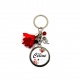 Votre prénom, Porte-clés coquelicot personnalisable