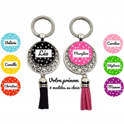 Votre prénom ou Votre Texte, Porte-clés personnalisable