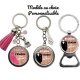 Votre prénom, Porte clés, décapsuleur, "Témoin qui déchire" personnalisable