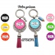 Votre prénom- Porte clés "Super ATSEM" personnalisable