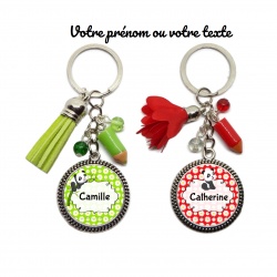 Votre prénom ou votre texte, Porte clés personnalisable