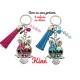 Porte clés "Ma kiné elle est trop chouette"