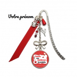 Votre prénom - Marque-pages "Une maîtresse formidable" personnalisable