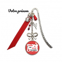 Marque-pages "Une AESH formidable" personnalisable