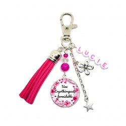 Porte-clés "Une ergothérapeute formidable" personnalisable