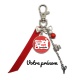 Porte clés ou Bijou de sac "Une Atsem formidable" personnalisable