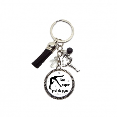 Porte clés "Une super prof de gym"