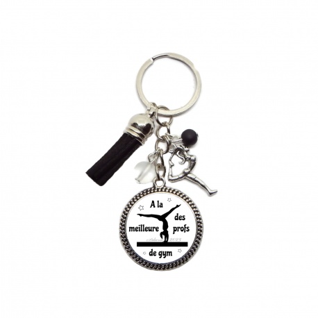 Porte clés "A la meilleure des profs de gym"
