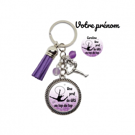 Porte clés "Une GRS au top du top" personnalisable
