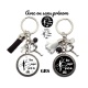 Porte clés "Une super prof de GRS" personnalisable