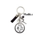 Porte clés "Une super prof de GRS" personnalisable