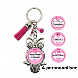 Porte clés maîtresse personnalisable au choix