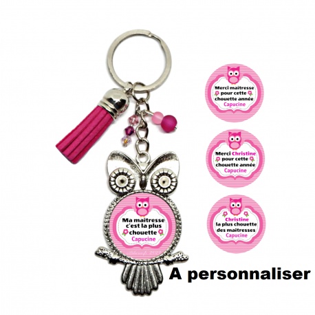 Porte clés maîtresse personnalisable au choix
