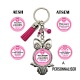 Porte clés ATSEM - AESH personnalisable
