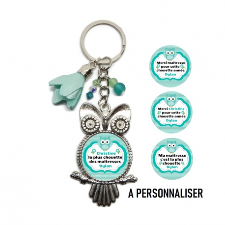 Porte clés maîtresse personnalisable au choix