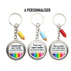 porte clés maître à personnaliser