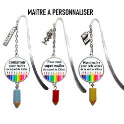Marque-pages maître à personnaliser