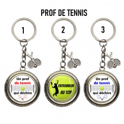 Porte clés prof de tennis