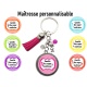 porte clés une super maîtresse personnalisable