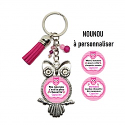 porte clés nounou personnalisé