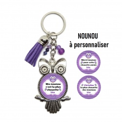porte clés nounou à personnaliser