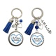 Porte clés ou bijou de sac "Je t'aime maman" personnalisable