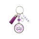 Porte clés ou bijou de sac "Je t'aime maman" personnalisable