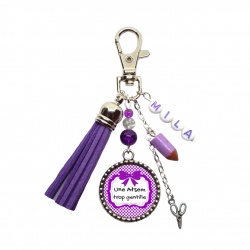 Porte clés "Une Atsem trop gentille" personnalisable