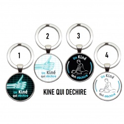 Porte clés Un kiné qui déchire