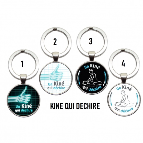 Porte clés Un kiné qui déchire