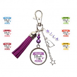 Porte clés "Meilleure filleule" du monde"