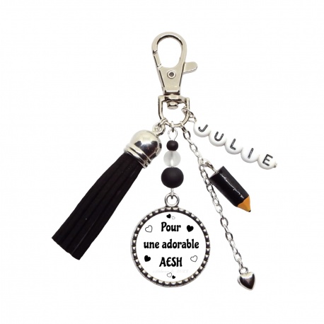 Porte clés Pour une adorable AESH personnalisable