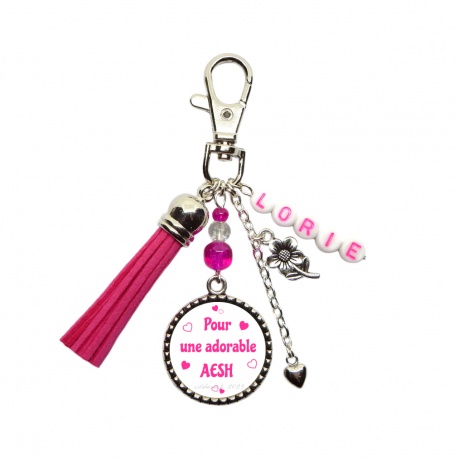 Porte clés Pour une adorable AESH personnalisable
