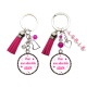 Porte clés "Pour une adorable ATSEM" personnalisable