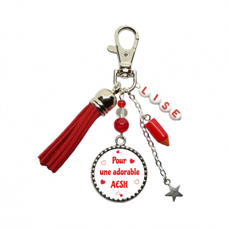 Porte clés Pour une adorable AESH personnalisable