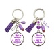 Votre prénom - Porte clés "Merci maîtresse pour ta gentillesse" personnalisable