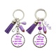 Votre prénom - Porte clés "Merci maîtresse pour cette super année" personnalisable