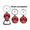 Porte clés, décapsuleur PARRAIN personnalisable