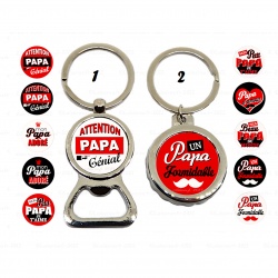 Porte clés décapsuleur papa