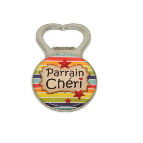 Décapsuleur "Parrain chéri"