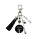 Porte clés ou bijou de sac "Et si je t'appelais tatie" personnalisable avec le prénom de votre choix