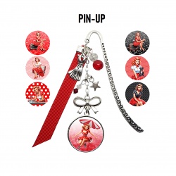 Marque-pages PIN-UP rouge